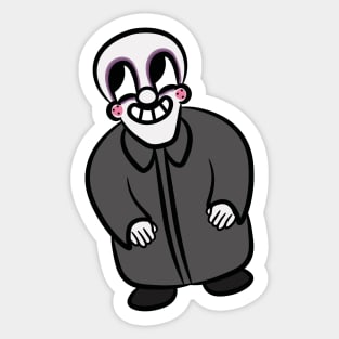 Festering Halloween ghoul pale eye shadow Sticker